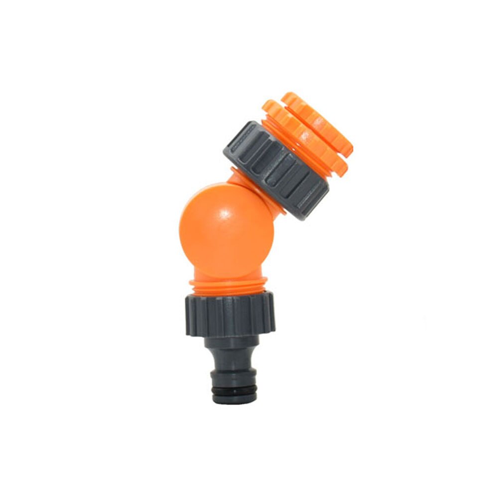 180° Rotatable Water Tap Quick Connector Splitter Faucet Coupler 1/2" 3/4" 1" Thread Port Garden Irrigation Swivel Joint: B