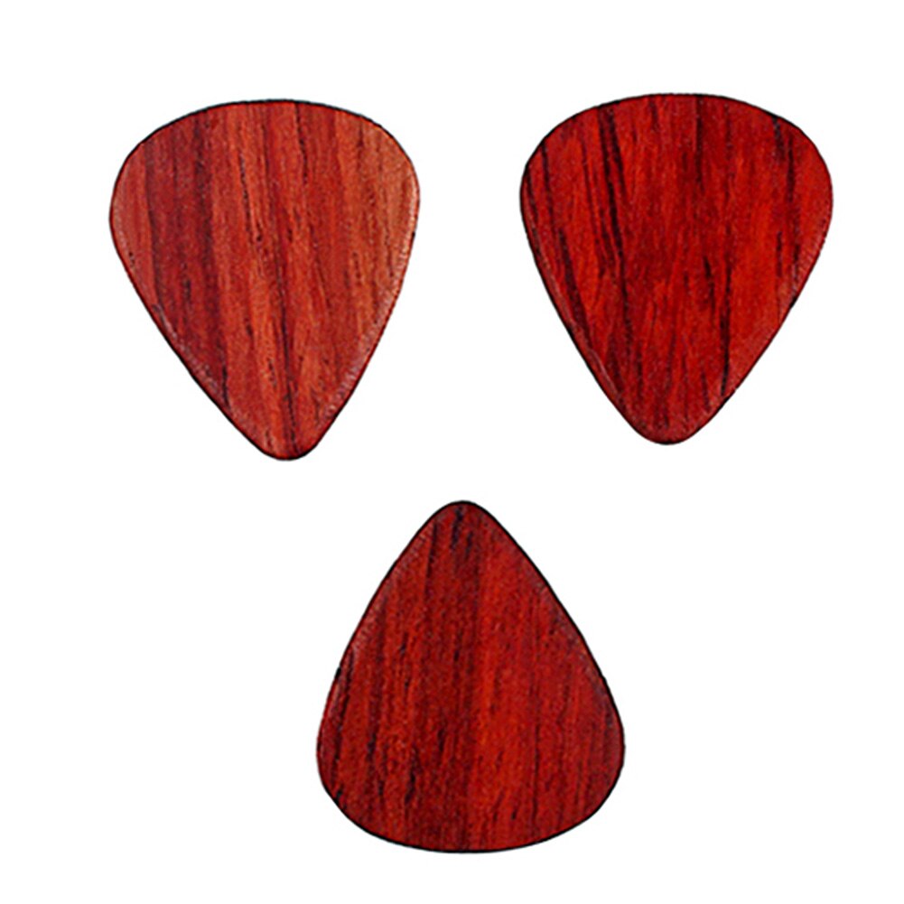 3 stuks houten gitaar, bas, ukelele, plectrums, muziekinstrument accessoires