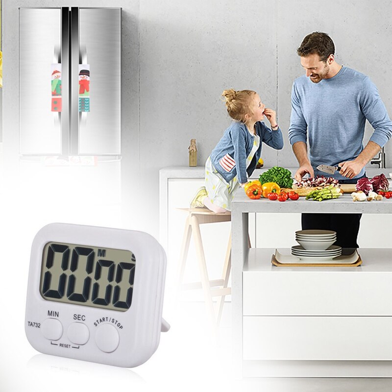 Digital Kitchen Timer, Large Screen Large Font Display,Magnetic Back Timer