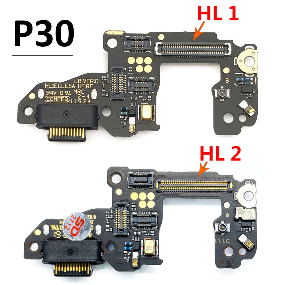 100% Original USB Verbinder Ladegerät Für Huawei P9 P10 P20 P30 P40 Lite E Plus Profi Dock Ladung Gremium biegen Kabel