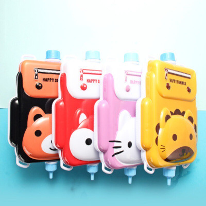 Summer Pools Toys Boy Girl Water spray cartoon animal pull type children backpack water gun Baby Playing Water Outdoor