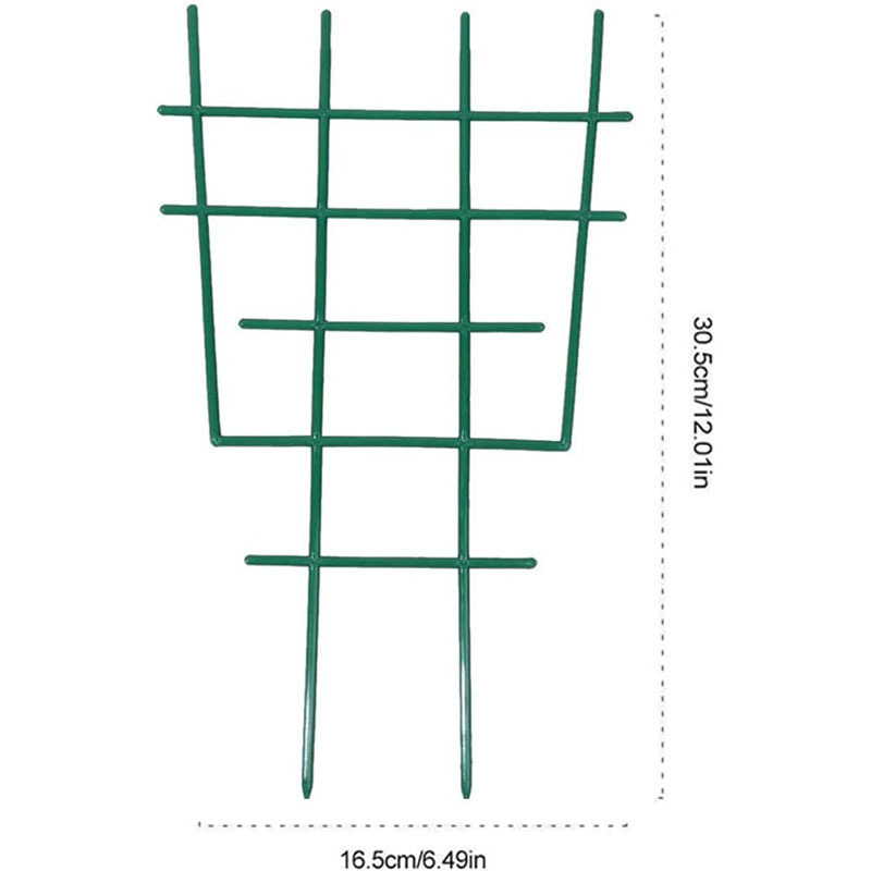 Kunststoff Pflanze Unterstützung Stapel Rahmen Reben Garten Reben Kletter pfahl Stand Blume Topf Gestell feste Stange Gewächshaus Anordnung: Orange
