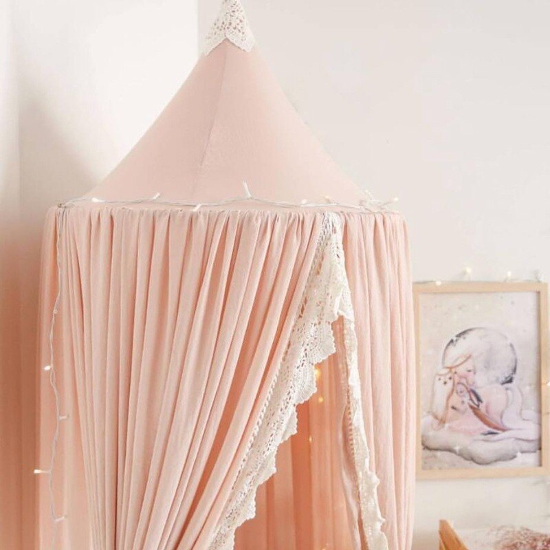 Baby Kant Kant Koepel Klamboe Kids Tent Baby Chiffon Klamboe Thuis Bed Tent Voor Kinderen Meisjes Kamer Decoratie