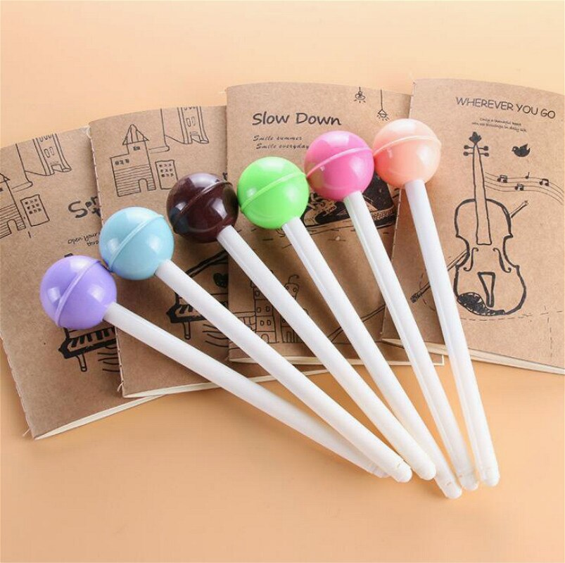 1pcs Kawaii Lollipop Pen Out of Pencil Case Large Capacity School Pencil Bag Stationery School Write Supplies