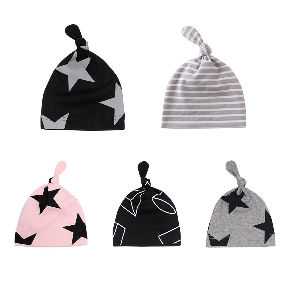 Gorros de algodón para bebé recién nacido, accesorios de punto, gorros para niño y niña, gorro para fotografía