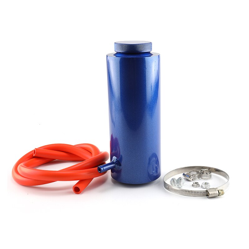 Universele Radiator Koelvloeistof Aluminium Tank Overloop Reservoir Radiator Overflow Tank Voor Golf Mk2 3 4 Bmw E36 E53 E90 Honda civic