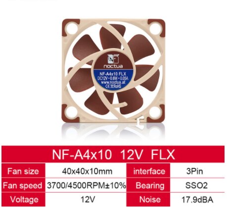 Noctua NF-A4x10 FLX 5V 12V SS0 Stable Roulement Châssis Ventilateur 3pin 4pin BURSAPHELENCHUS XYLOPHILUS (steiner et BÜHRER) nickle et Contrôle De Température Intelligent Muet VENTILATEUR REFROIDISSEUR DE PROCESSEUR: FLX5V