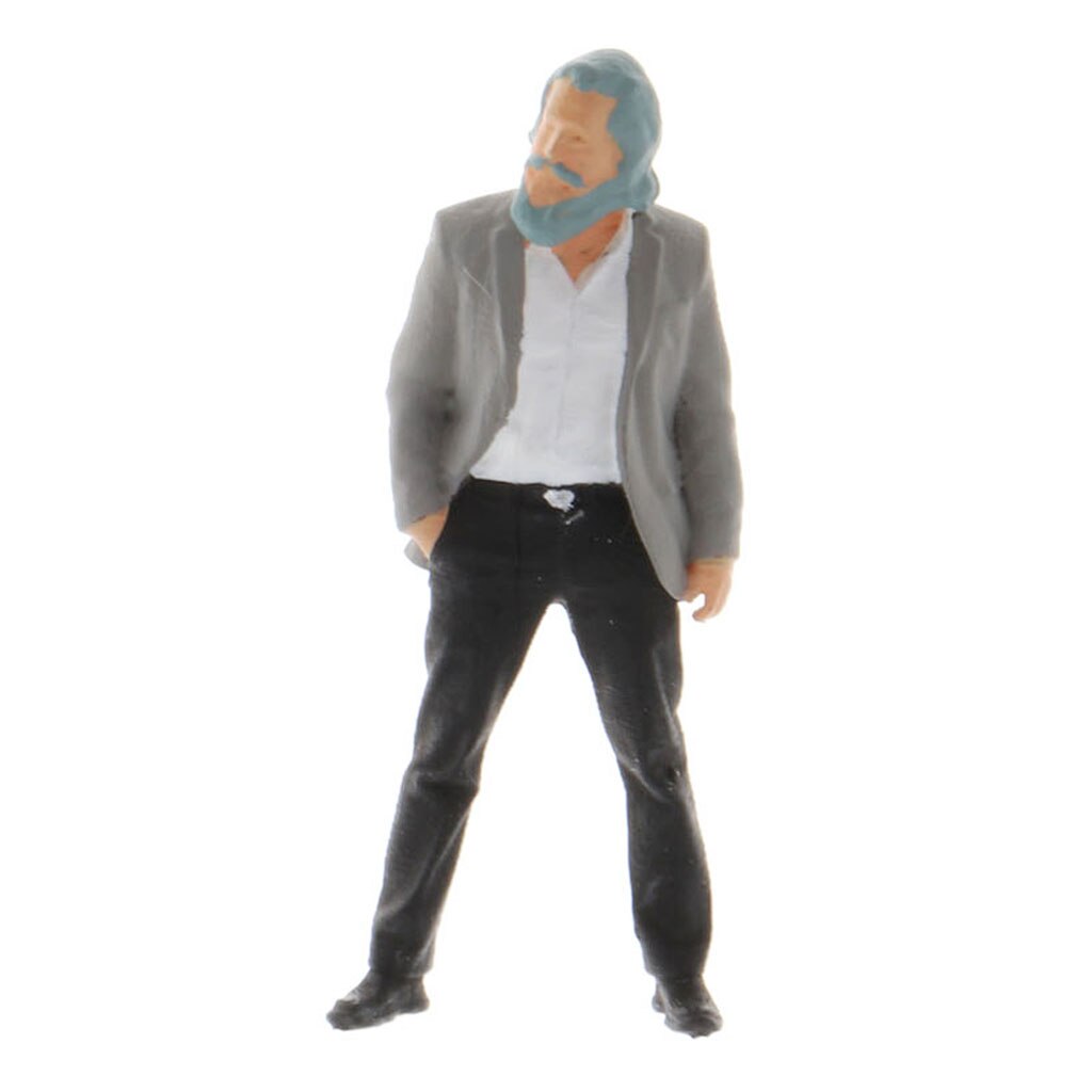 1/64 personen figuren professor miniatuur model trein scène accessoires s meter