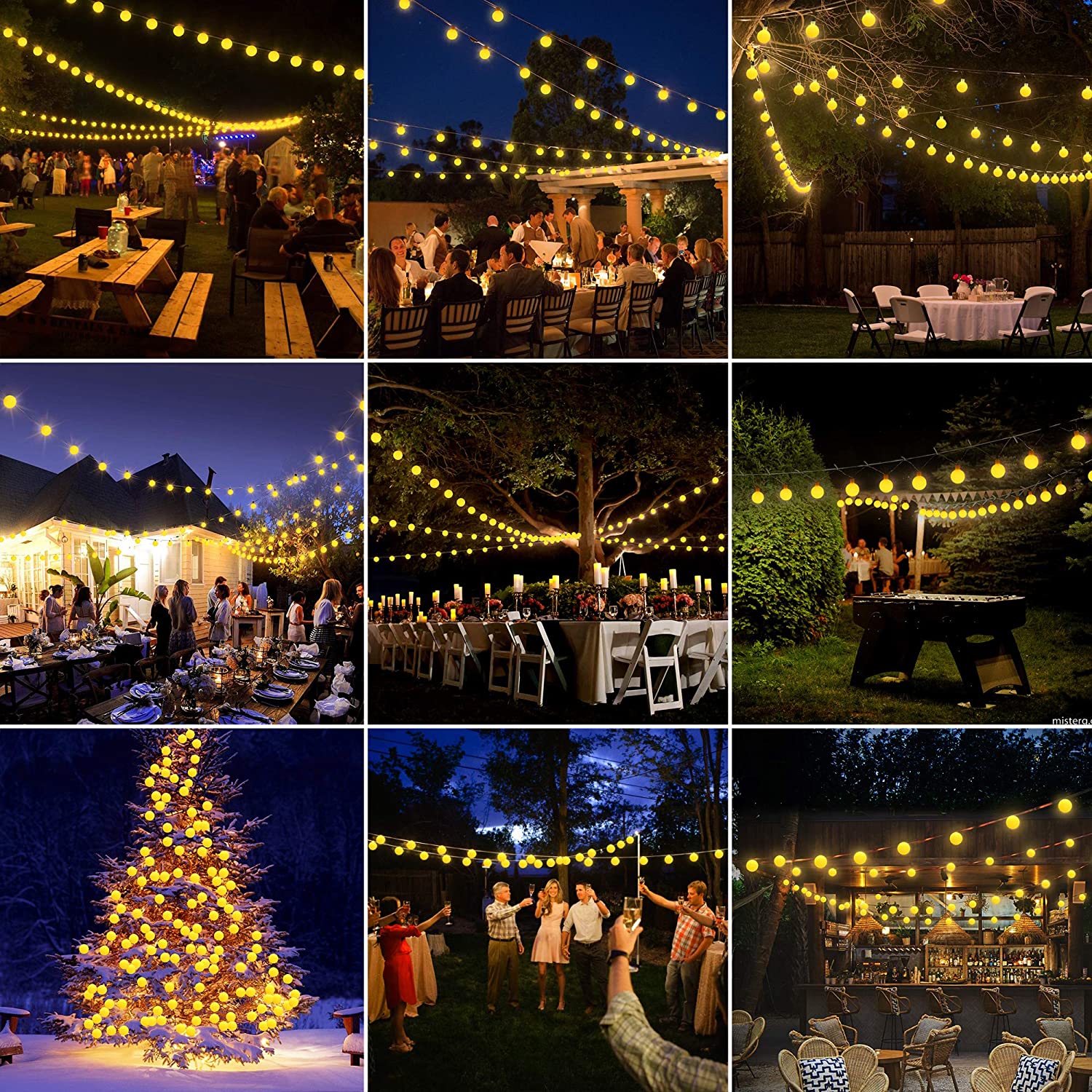LED Solar Light Decoration Outdoor Fence Garden Street Garland String Light Festoon LED Light IP65 Waterproof Fairy Lamp