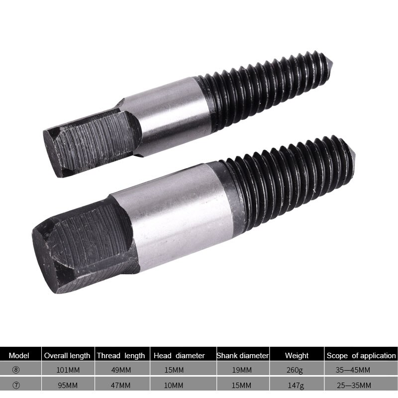 Extracteur de vis cassé vitesse Out endommagé extracteur de vis outils forets Guide ensemble cassé boulon décapant facile à sortir ensemble: 7 and 8