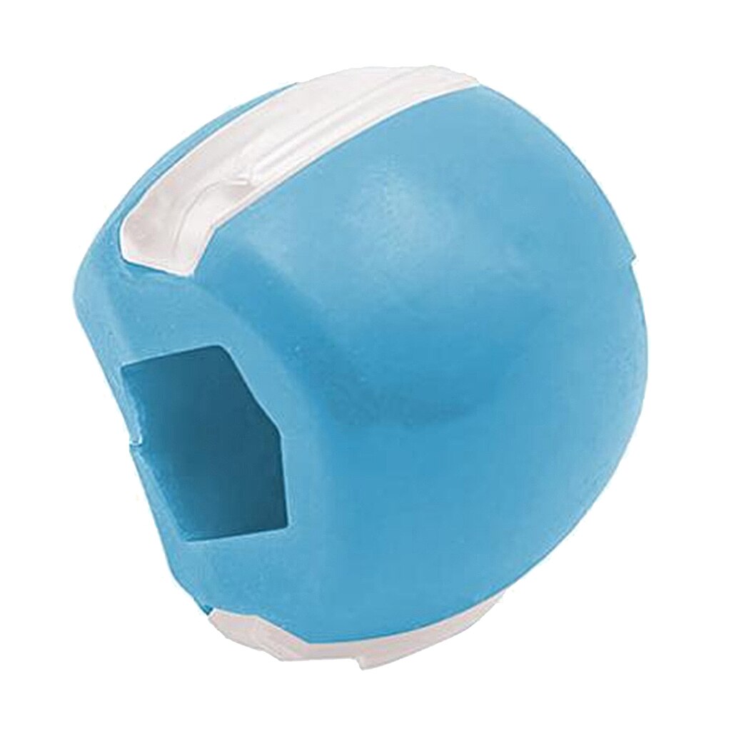 Kiefer Kieferpartie ÜSpund Ball Kinn Kieferpartie Nacken Gesicht tonisieren Kieferpartie Jawrsize Kiefer Muskel Trainer kauen Ball Gesichts Kiefer Muskel Toner: Blau