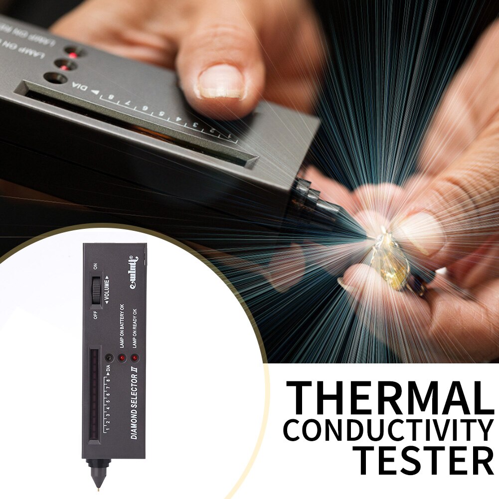 Draagbare Nauwkeurigheid Diamant Gems Tester Pen Gemstone Selector Indicator Detector Draagbare Gemstone Selector Tool Tester