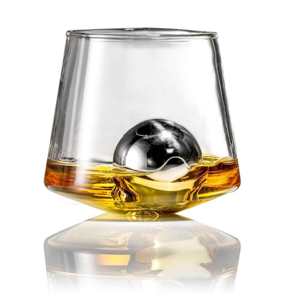 Runde isterninger i rustfrit stål genanvendelige metal kølesten med whisky holde kold bar ktv magi forsyninger  #4 j 05: 25mm