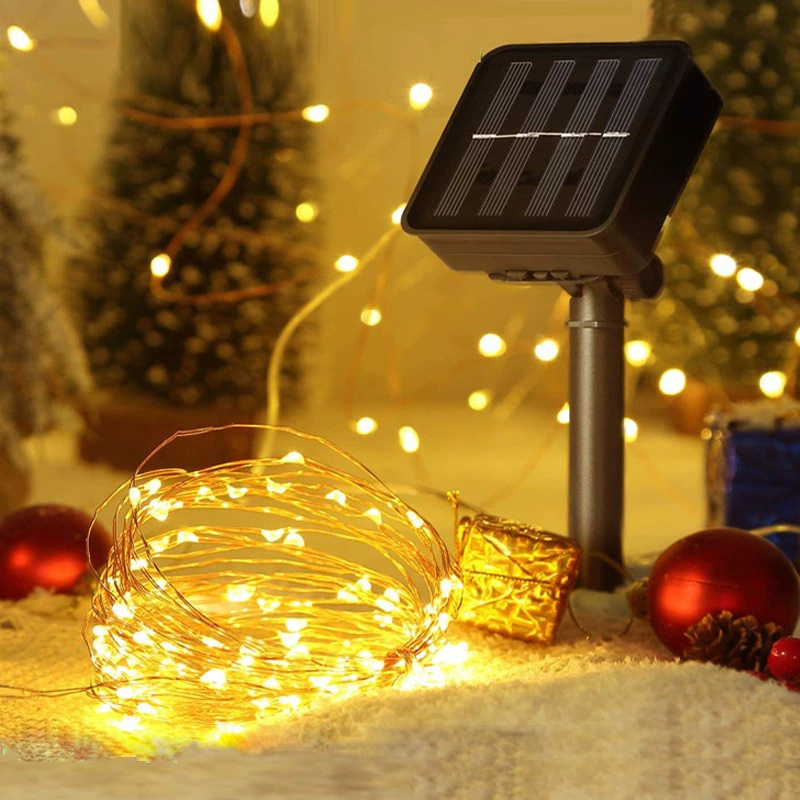 LED Solar String Licht Outdoor Garten Lichterkette Led Twinkle Wasserdichte Lampe für Weihnachten Party Dekoration 4m/7m/12m/22m/32m