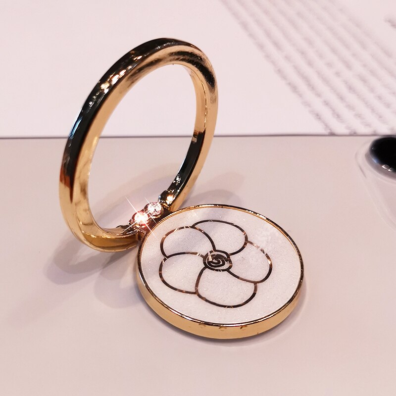 Diamantring mobiltelefon holder metal ring mobiltelefon holder velegnet til iphone huawei samsung universal stander: 02
