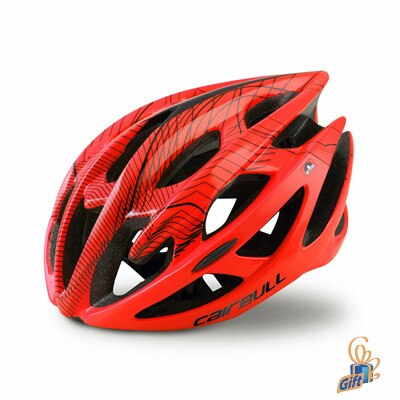 Stylish Mountain Bike Helmet Ultralight Cycling Safety Cap Man MTB Road Bicycle Protected Helmets for Bicycles Casco Ciclismo: Orange / L for 58-62cm
