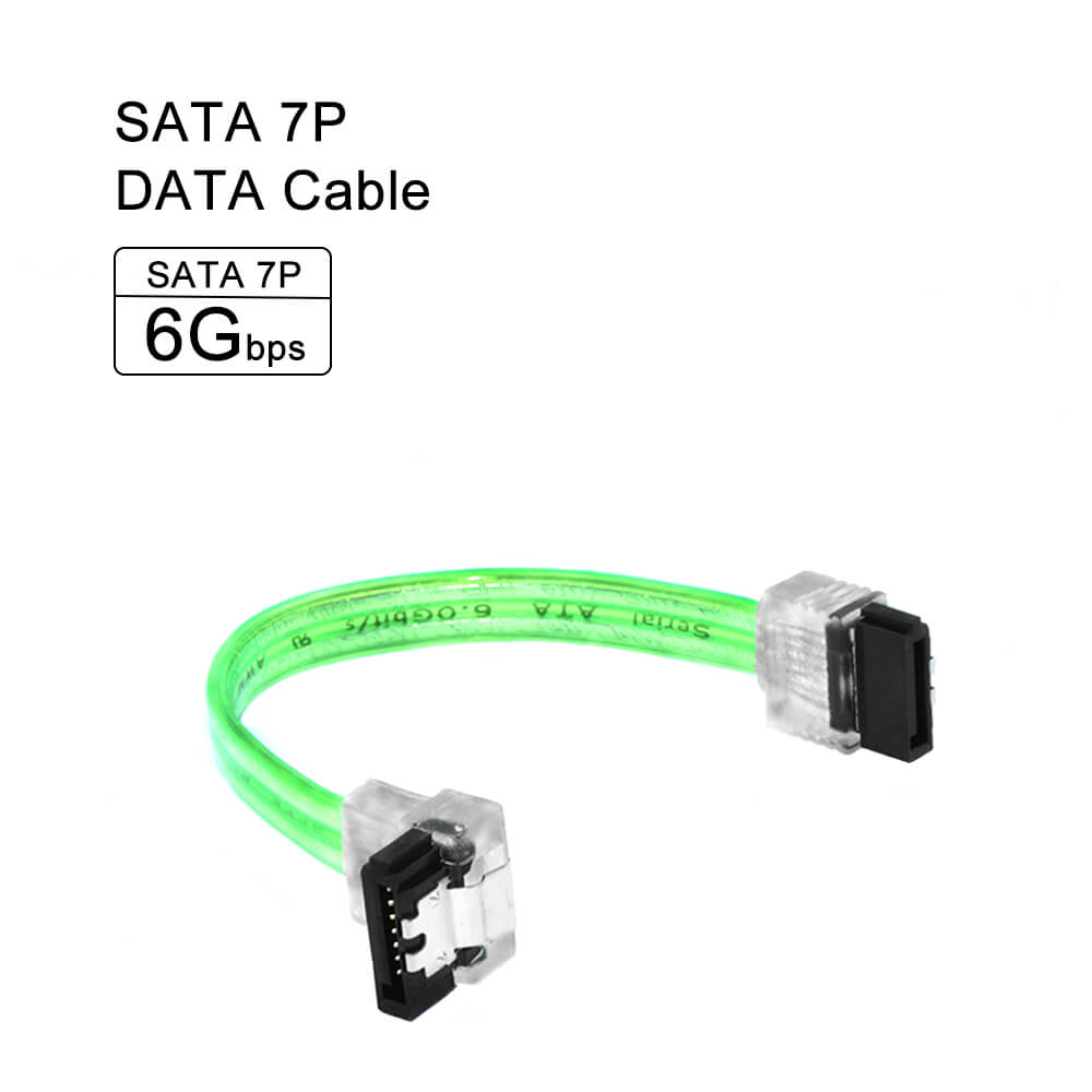 SATA 3.0 III 6 Gb/s 10 cm Harde Schijf Data Seriële ATA Rechte Kabel 26AWG voor HDD SSD snoer lijn 7pin sata kabel 10 CM: Blauw