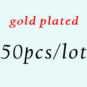 20/50/100pcs gold plated platinum plated wire guardian wire protector for jewelry making 4x5mm hole:1mm: gold plated 50pcs