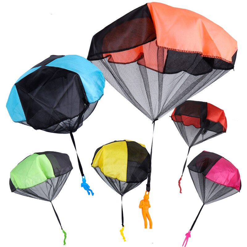 Hand Gooien Mini Spelen Soldaat Parachute Speelgoed Voor Kinderen Outdoor Fun Sport Kinderen Educatief Parachute Spel