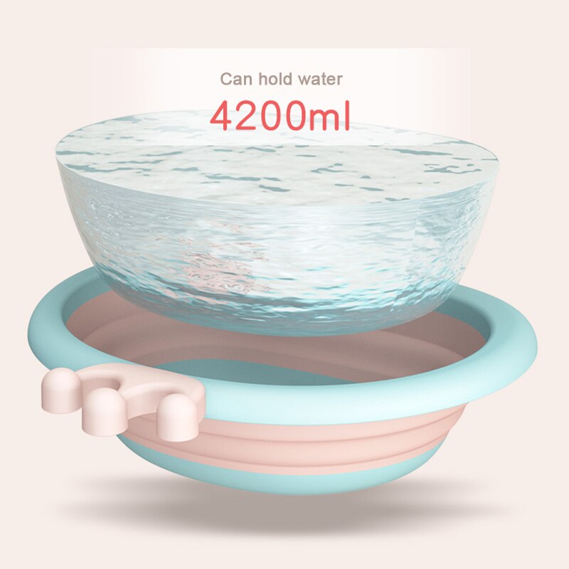 Baquets pliants portables, accessoires de salle de bain, baignoire, en plastique, respectueux de l'environnement, pour bébé