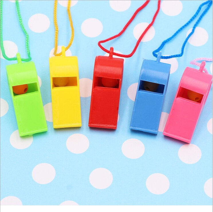 Kinderen Fluitje Plastic Fluitje Met Draagkoord Voor Boten, Raft,Party, sport Games Emergency Survival Alle Items