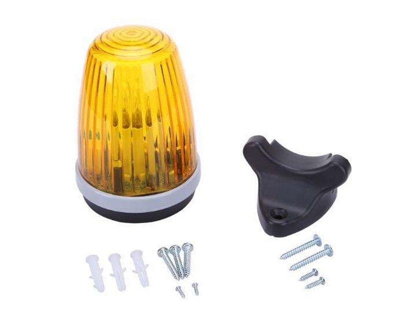 Säkerhetsblixt lampa larmljus blinker blixt för gungskjutande garage rulljalusi grind dörr motoröppnare