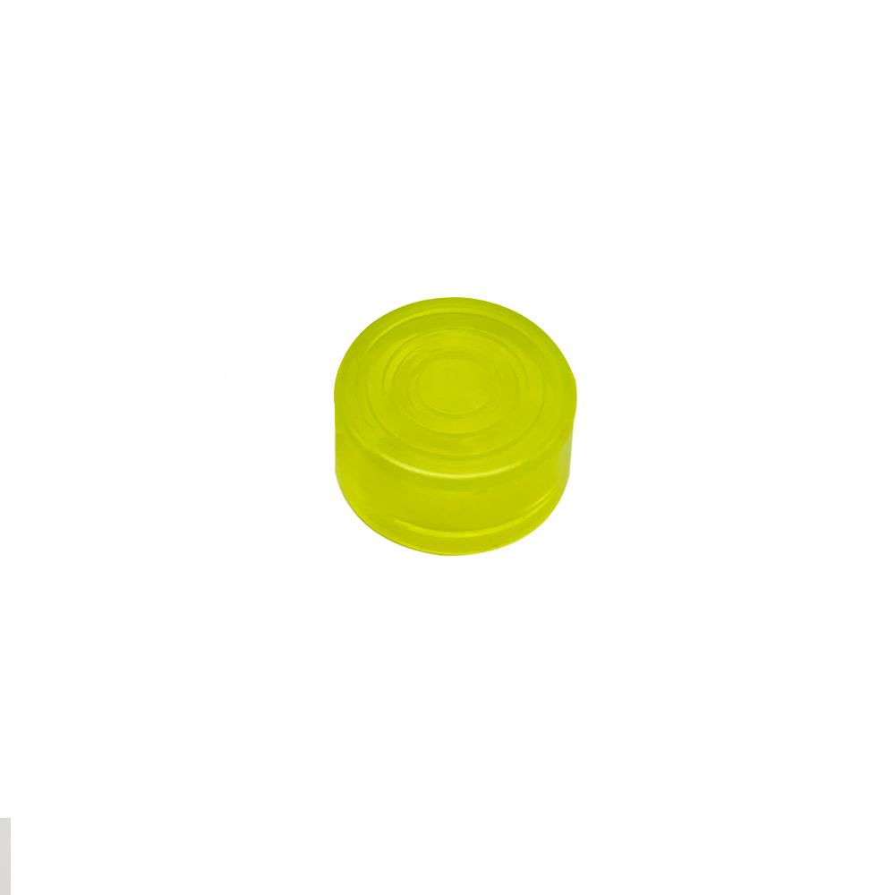 Interruptor de Pedal de efectos de guitarra eléctrica, tapa de plástico, Protector de botón, parachoques: Yellow