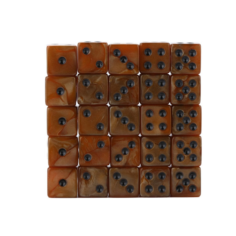 25 stuks dados poliedricos dobbelstenen set dnd met 6 facetten party entertainment game veelvlak D30 multi-facet acryl dobbelstenen 30A20