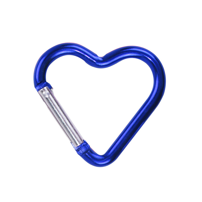 1/2/5pcs Sleutelhanger Mini Karabijnhaak Aluminium Gesp Lente Karabijnhaak Karabijnhaak Clip Sleutelhangers Outdoor Camping accessoires: Donkerblauw / Black