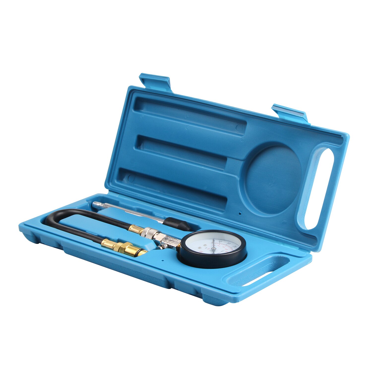 2pcs Petrol Engine Cylinder Compression Tester Kit Automotive Tool Gauge