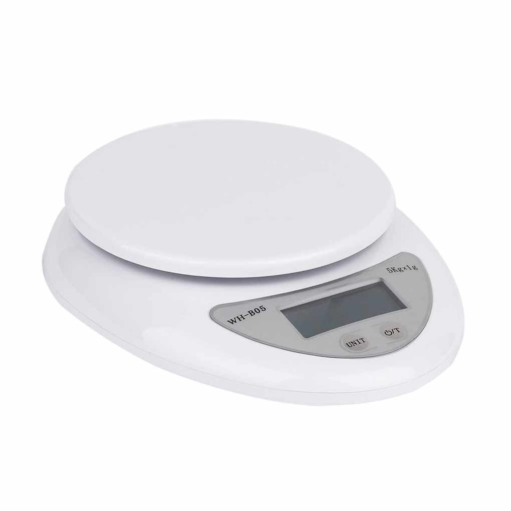 5kg / 1g Portable Digital Scale LED Electronic Scale Food Measurement Weight Battery Powered Measurement Weight Kitchen Gadget: Default Title