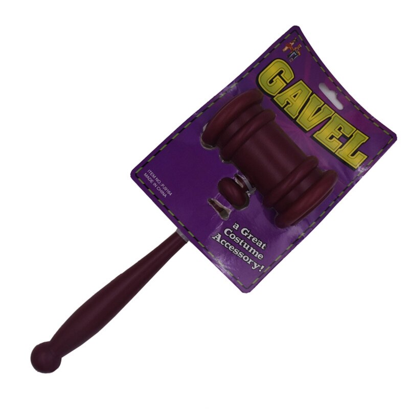 Gerichtssaal Hammer freundlicher Spielzeug Cosplay Hammer Spielzeug Beurteilen Rechtsanwalt Hohl Kunststoff Für Jungen Mädchen