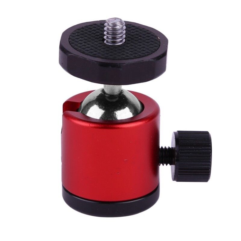 1/4 Mini Ball Head 360 ° Houder Voor SLR Camera Statief Shoe Adapter