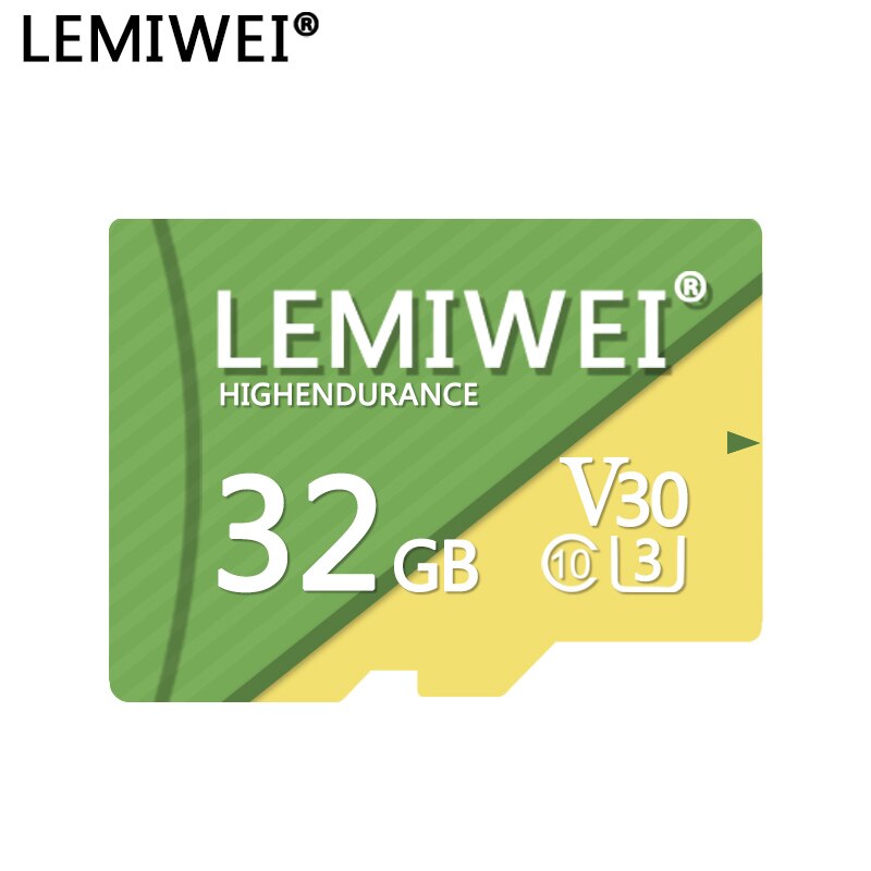 Lemiwei tf cartão de memória, de alta duração, 16gb, 32gb, 64gb, 128gb, v30 segundo