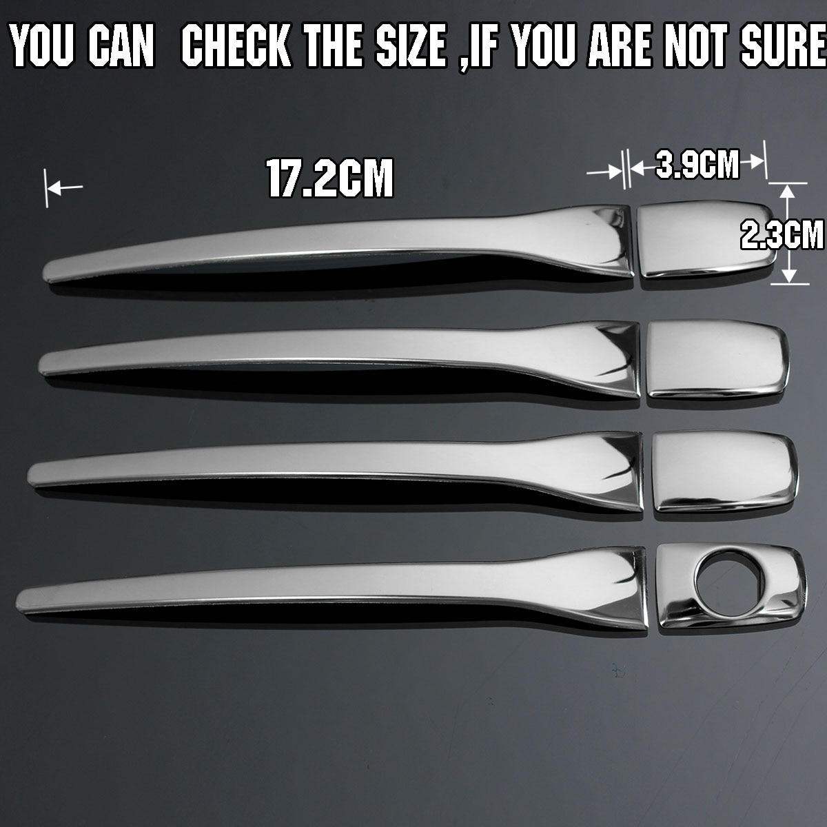 Fit Voor Peugeot 3008 207 308 407 Citroen C4 C6 Chrome Deurklink Cover Sierlijst Roestvrij Cap Bezel overlay Protector