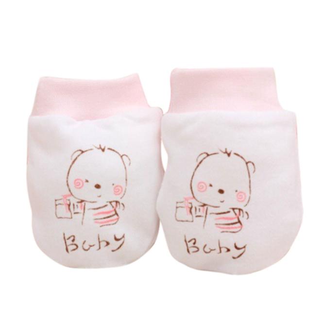 Hütte Für Jungen Und Mädchen 1 Paar Niedliche Karikatur Baby, Kleinkind Jungen Mädchen Fäustlinge Weiche Handschuhe freundlicher Hütte зимняя шапка для мальчика: Default Title