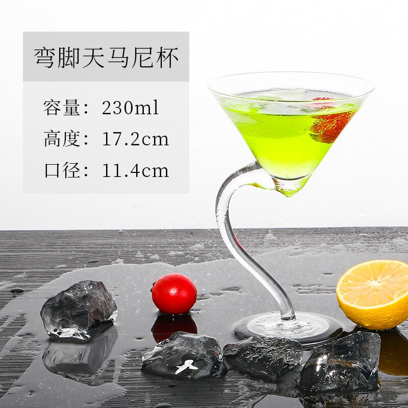 Verre à Cocktail verre à vin de personnalité | Verre à vin, verre à Martini Margaret service de verre à Champagne pour banquet de mariage: F