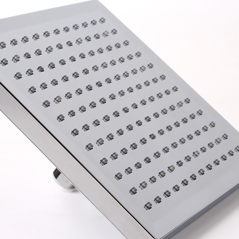 Zhang Ji Badkamer 8 Inch Led Light Vierkante Regendouche Rvs Kleurrijke Wandmontage Douche Professionele Top Sproeier