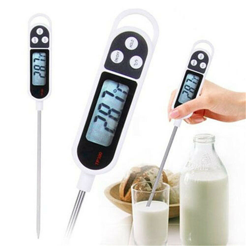 Digitale Keuken Thermometer Voor Vlees Water Melk Koken Eten Probe Bbq Gereedschap Lcd Thermometer Vlees Thermometer