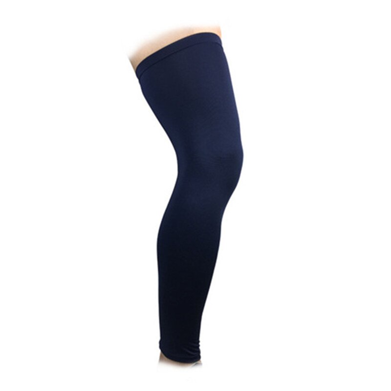 Sport Knie Pads Warm Compressie Leggings Outdoor Basketbal Voetbal Beschermende Kleding: Dark blue / Xl