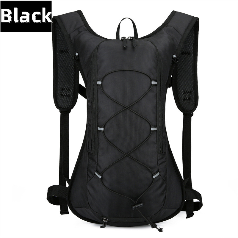 Mochila de bexiga ultraleve ao ar livre, bicicleta esportiva, ciclismo, corrida, caminhadas, bolsa de água de hidratação, capacete de armazenamento, impermeável, 12L, novo: Amarelo