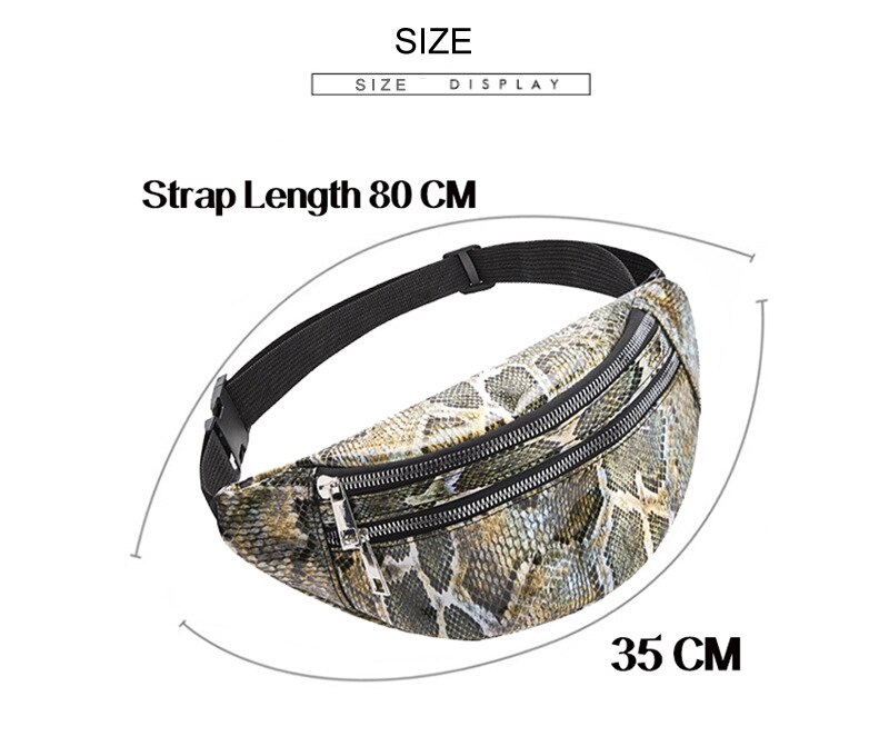 Frauen Taille Taschen Reise Gürtel Brust Telefon Taille Packungen Serpentin Weiblichen miserabel Tasche Doppel-reißverschluss Große Kapazität Heuptas