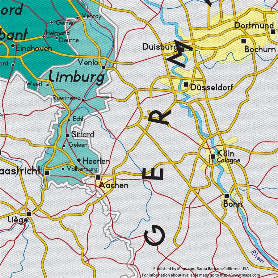 Niederlande Politische Zauberstab Karte Leinwand Drucken Poster Cafe Bar Kneipe Heimat Dekoration Zauberstab Kunst Aufkleber Einzigartige Malerei