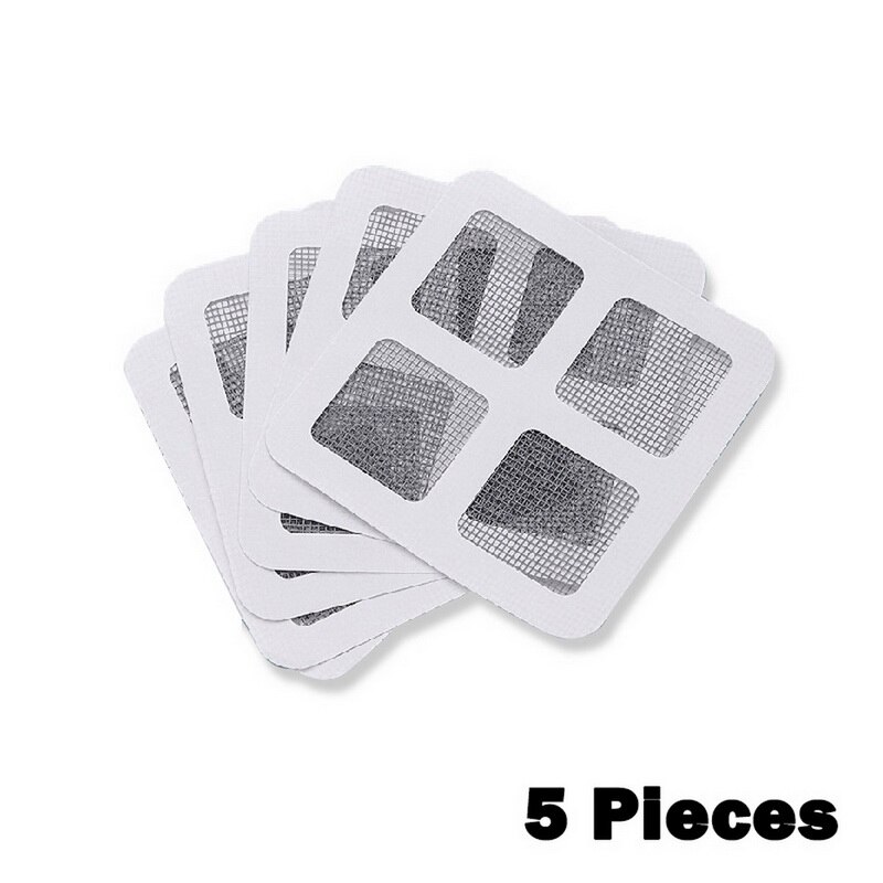 5 unids/set de red de malla adhesivo para ventana de casa Anti Mosquito insecto de la mosca reparación de la pantalla de pared parche pegatinas de malla de la ventana de la pantalla: 5Pcs 10x10mm