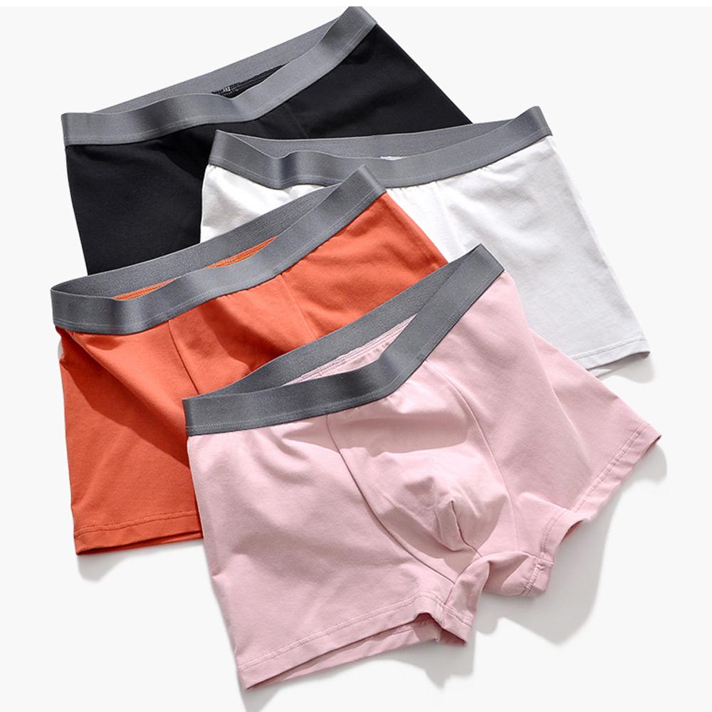 5pcs / batch large loose men's underwear cotton underwear men's underwear large men's underwear enlarged size 4XL 5XL