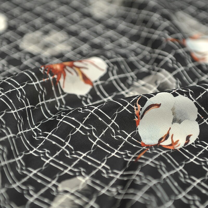 100% mulberry silk double joe fabric cloth per meter 18mm width 112 cm soft women's clothing dress shirt fabric express