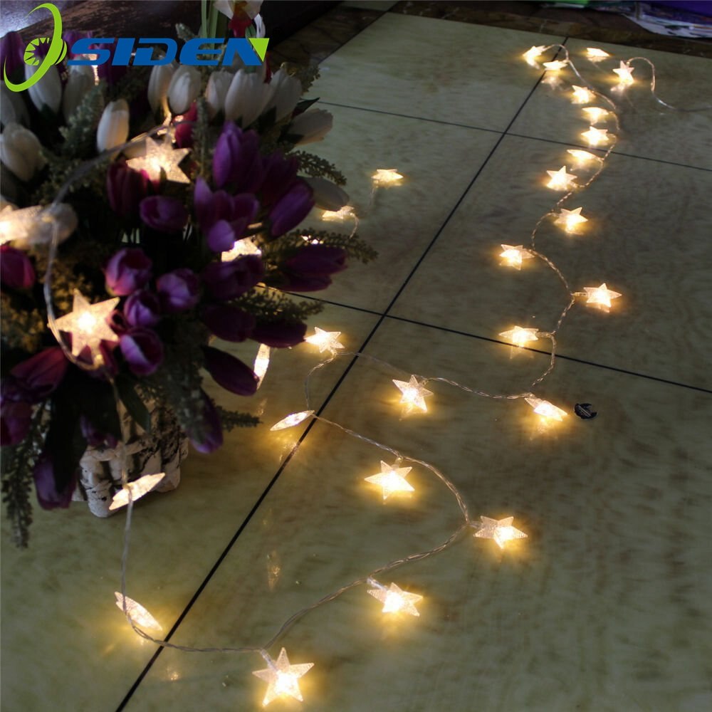 10M LED fairy star string lights 100LEDs leaf garland light for christmas wedding decoration party event