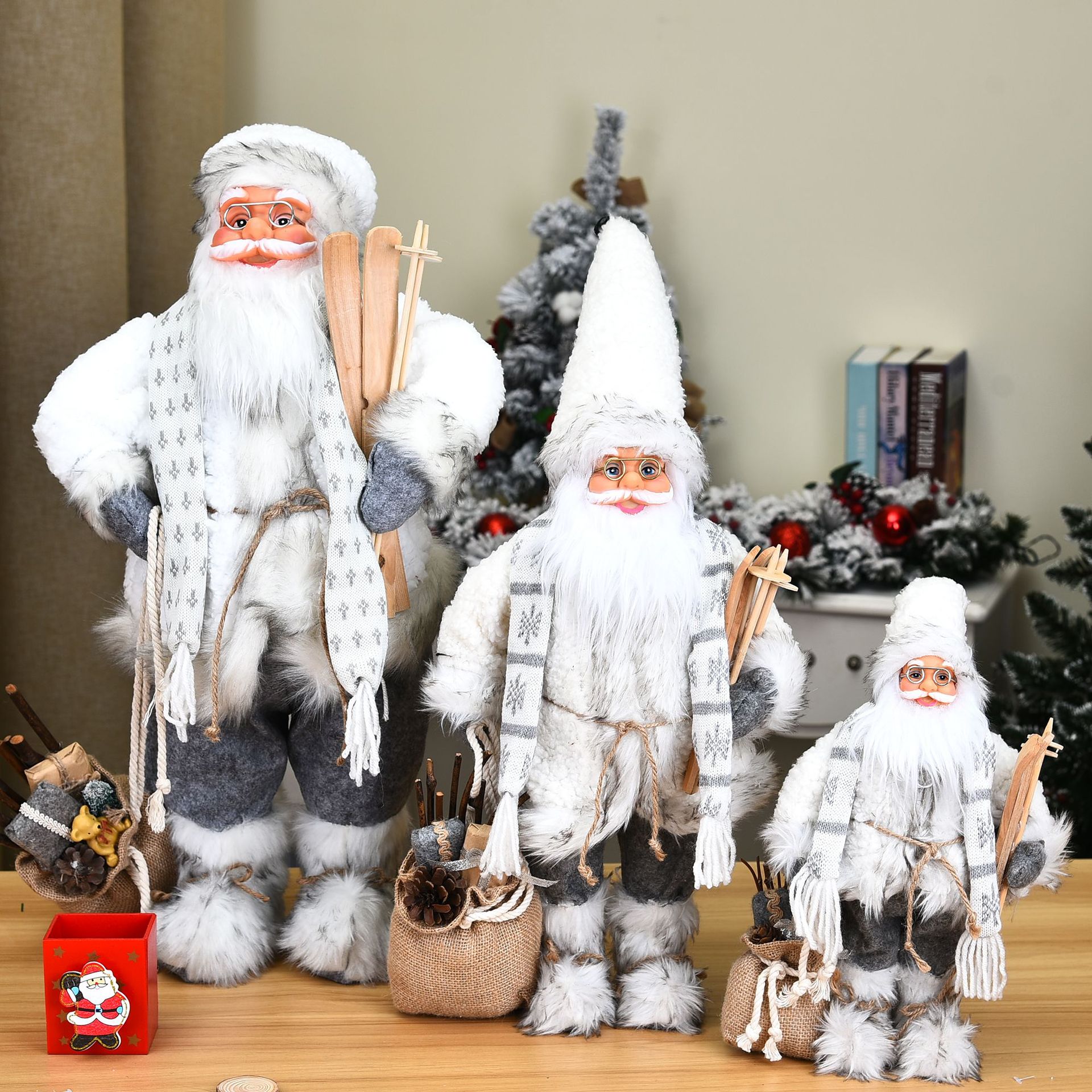 Leuke Kerstman Kinderen Speelgoed Home Decoratie Mode Kerstman Ornamenten: 30cm