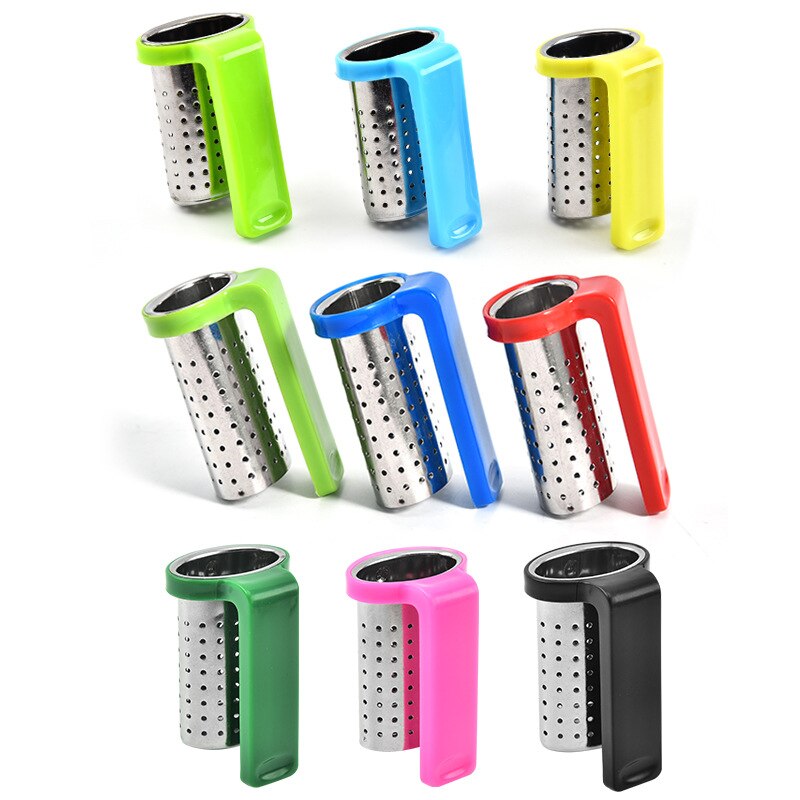 Stainless Steel Tea Strainers Tea Maker Loose Leaf Tea Bag Herbal Spice Strainer With Handle Diffuser Household Tea Set