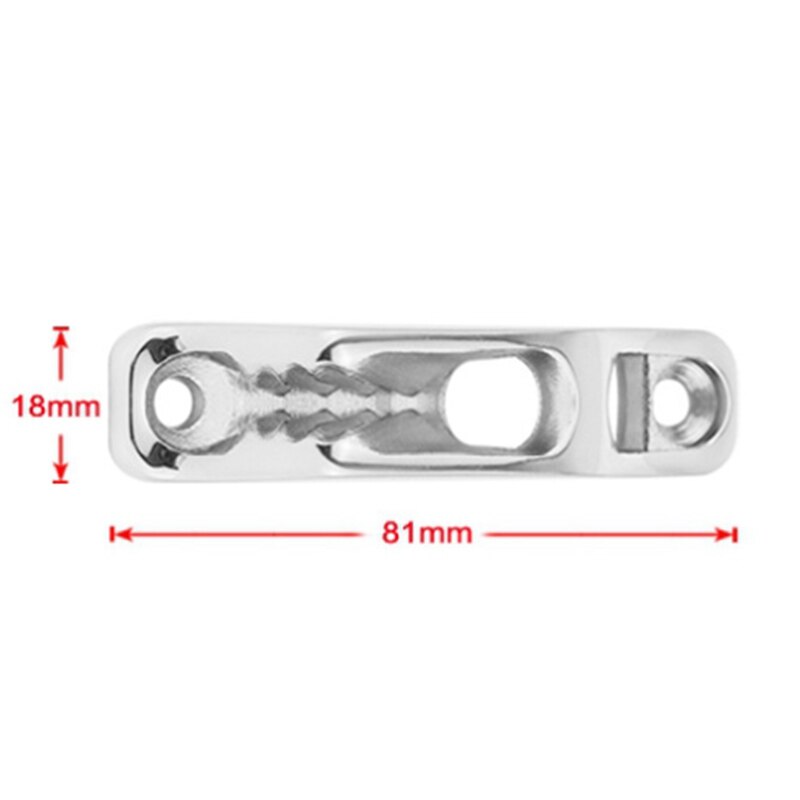 Stainless Steel Marine Rope Clamp, Rope Clamp, Sailboat Rope Tension Fittings, Hardware Accessories